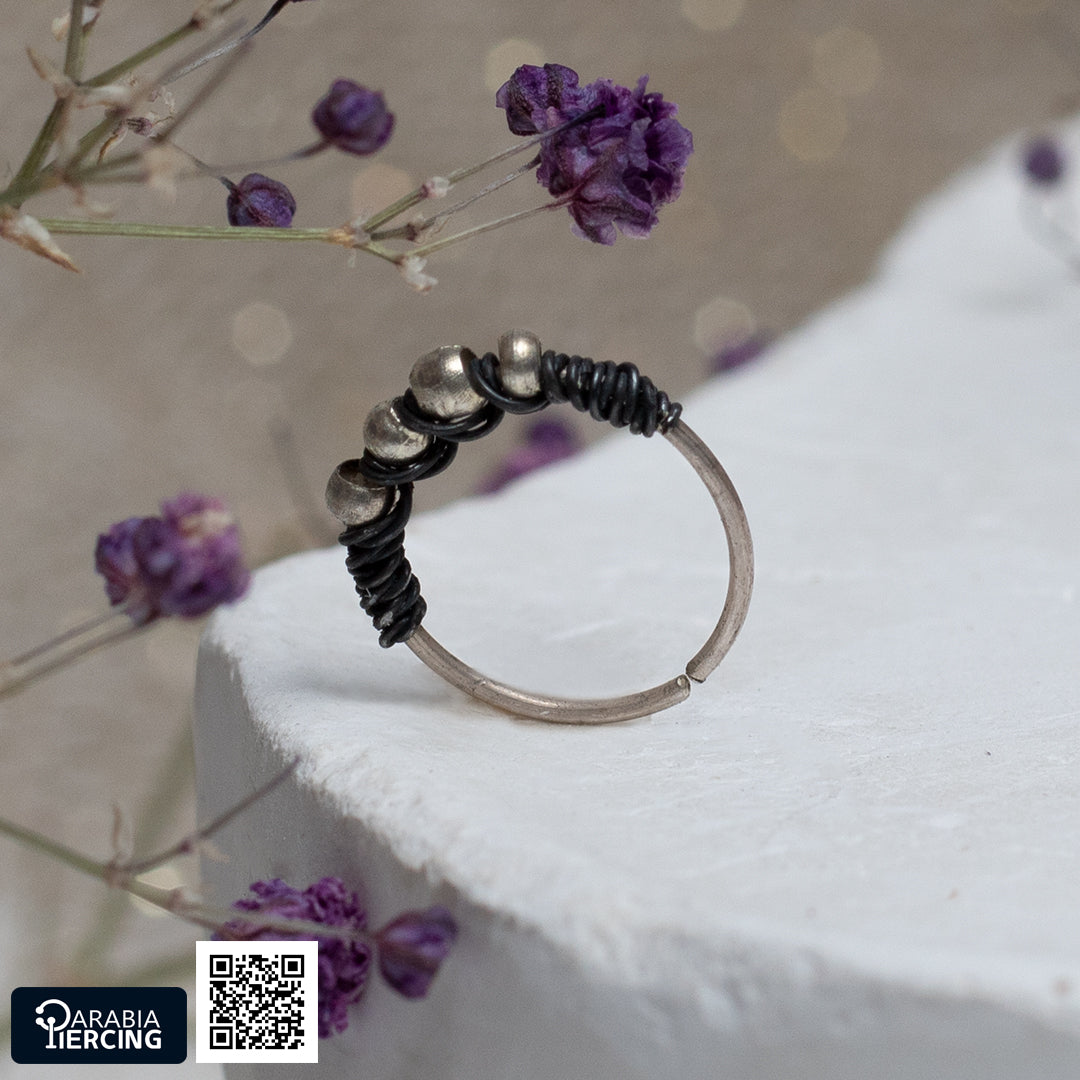 Silver Nose Hoop