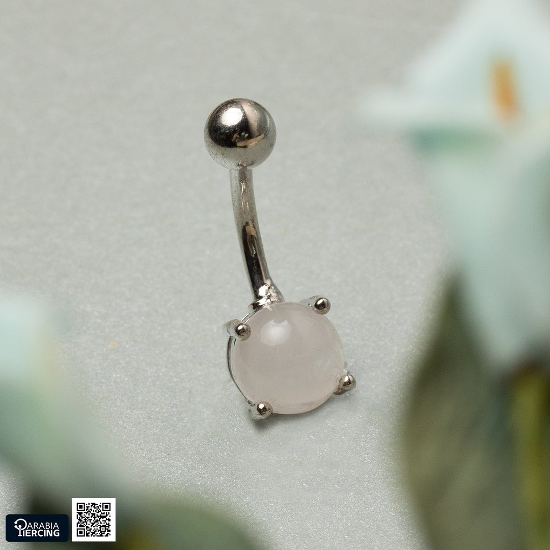 Transparent Stone Belly piercing