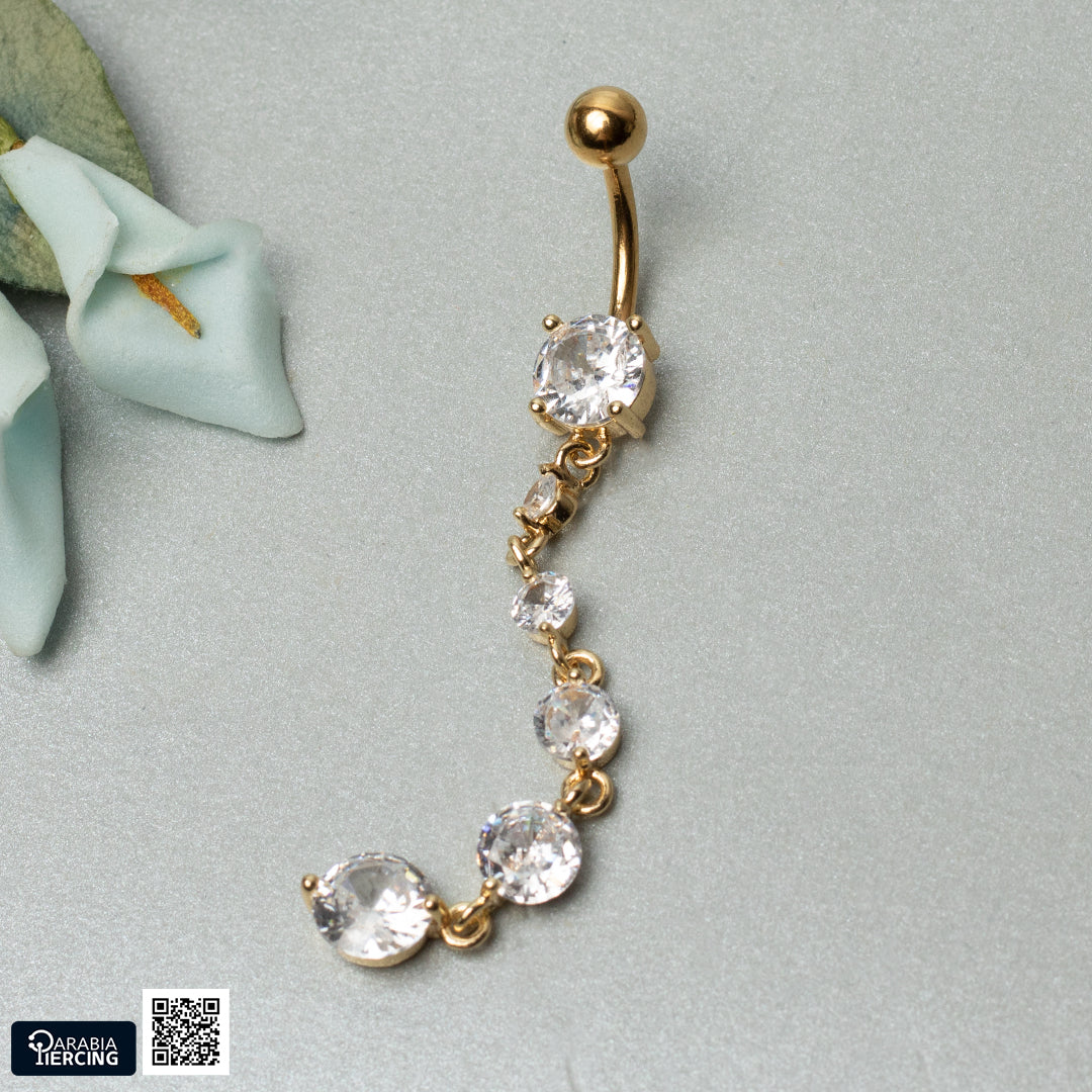 Dangling Studs Belly Ring