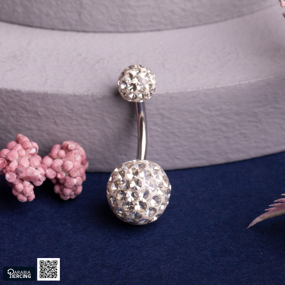 Epoxi Silver Belly Ring