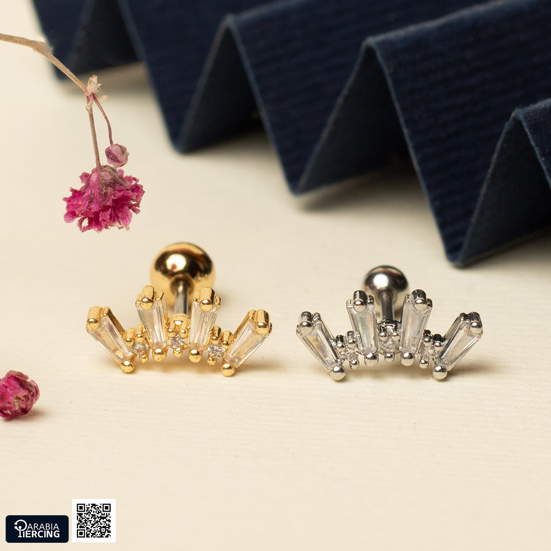 Elegant Tall Earring Ballback