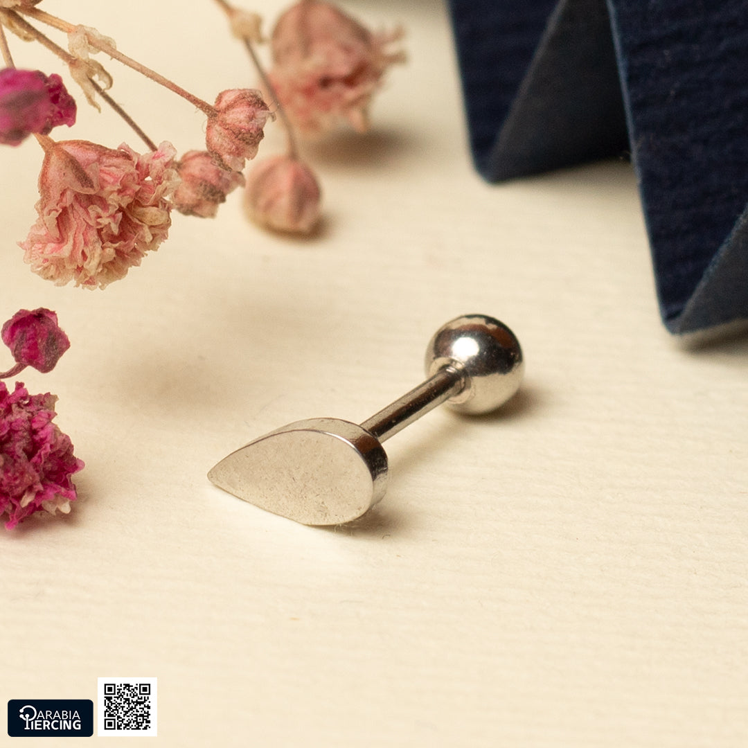 Plain Silver Shapes Ballback