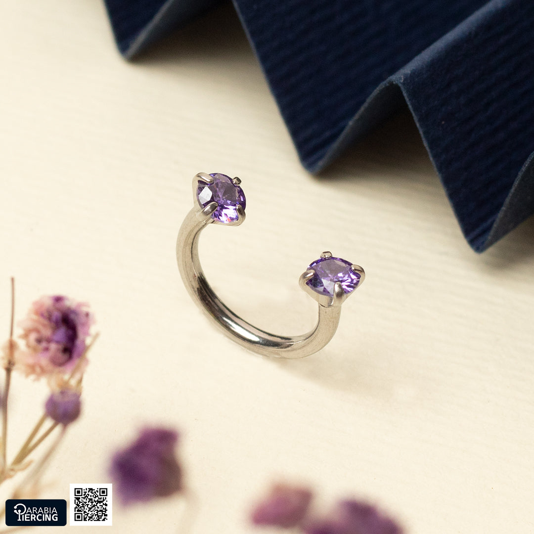 Colorful Zircon Horseshoe