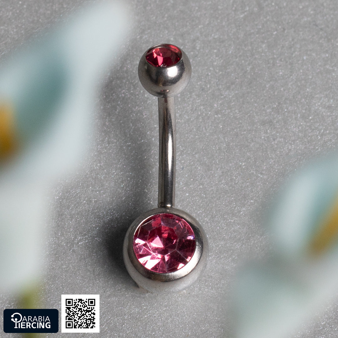 Basic Crystal Belly Ring