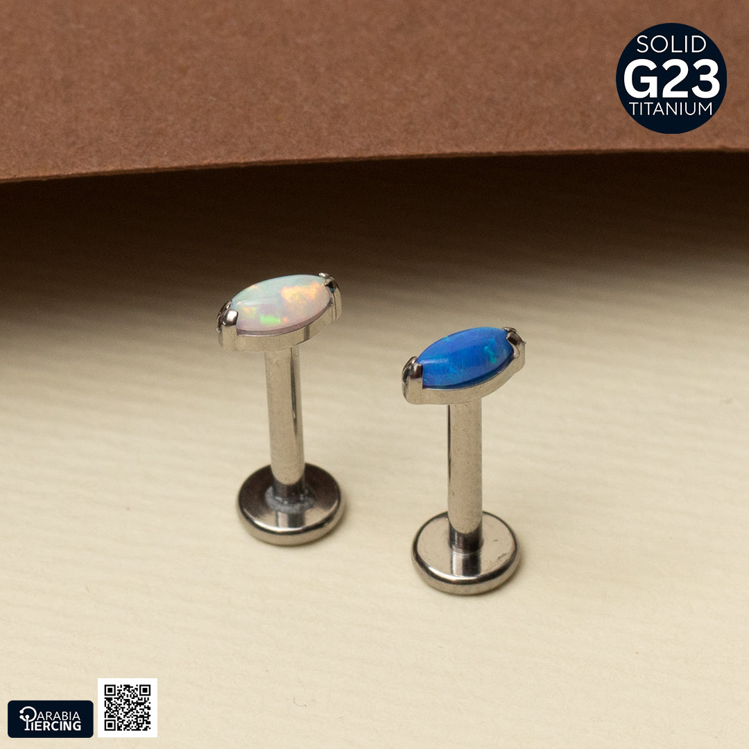 Opal Titanium Flatback
