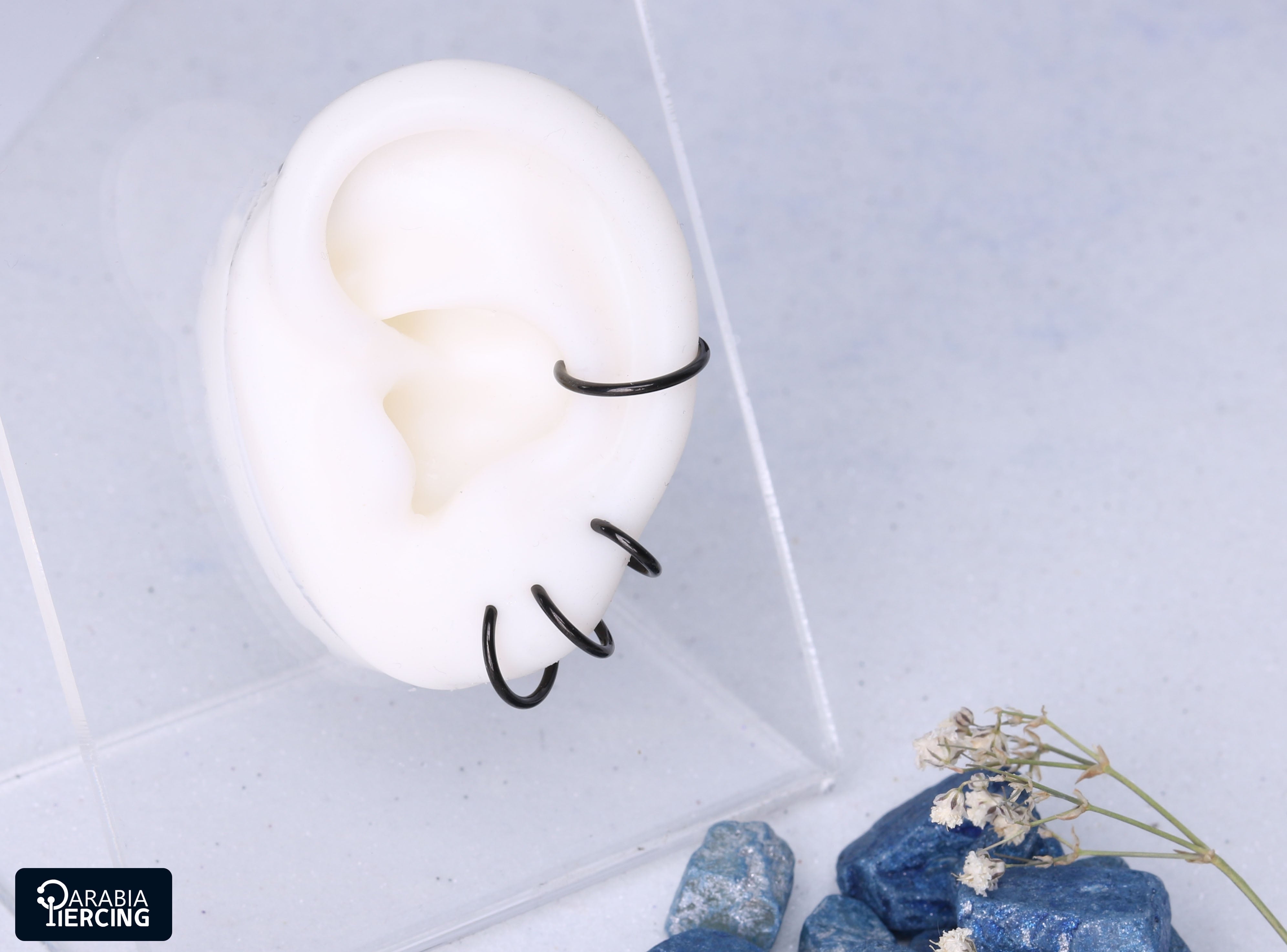 Thick Plain Black Clicker