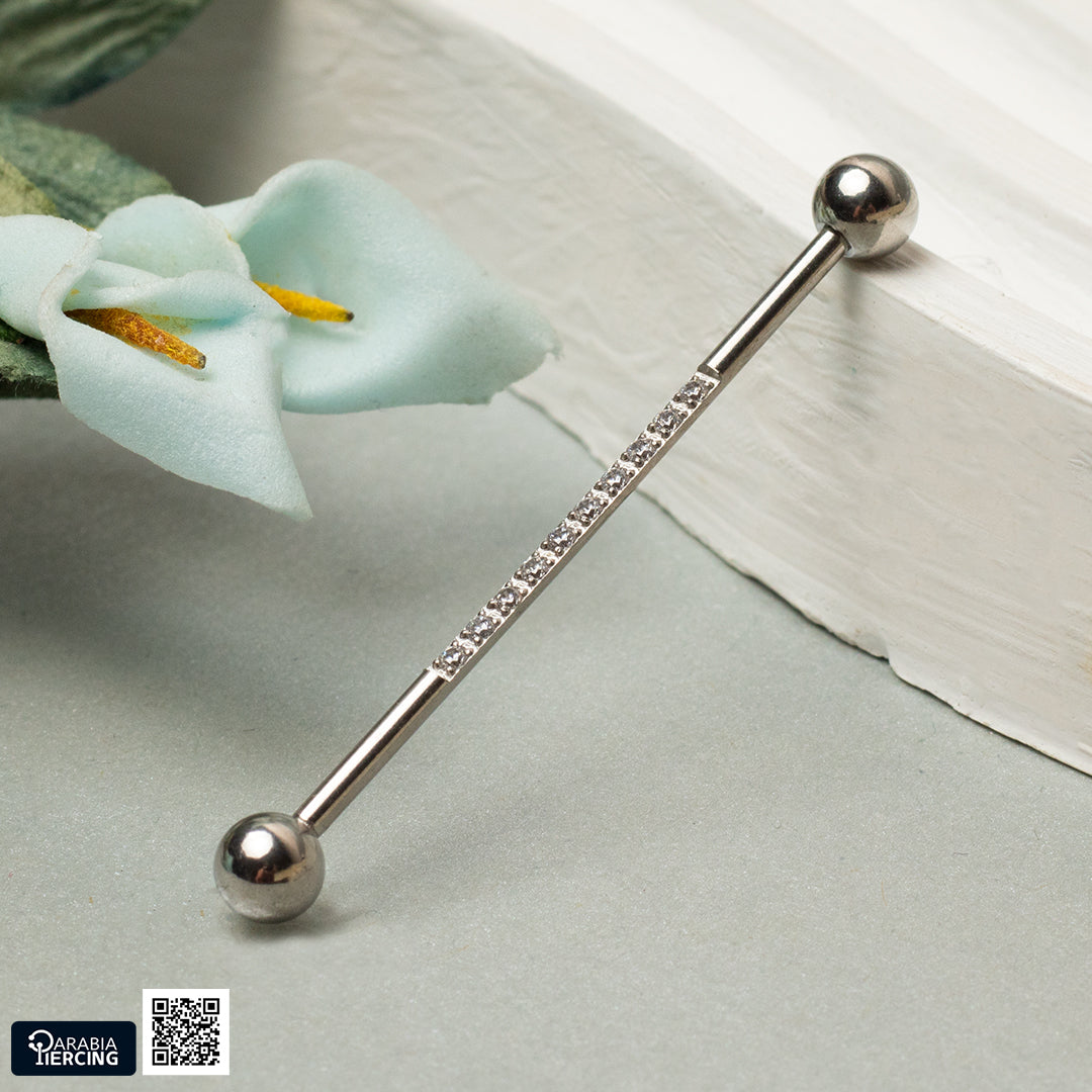 Zircon Industrial Earring