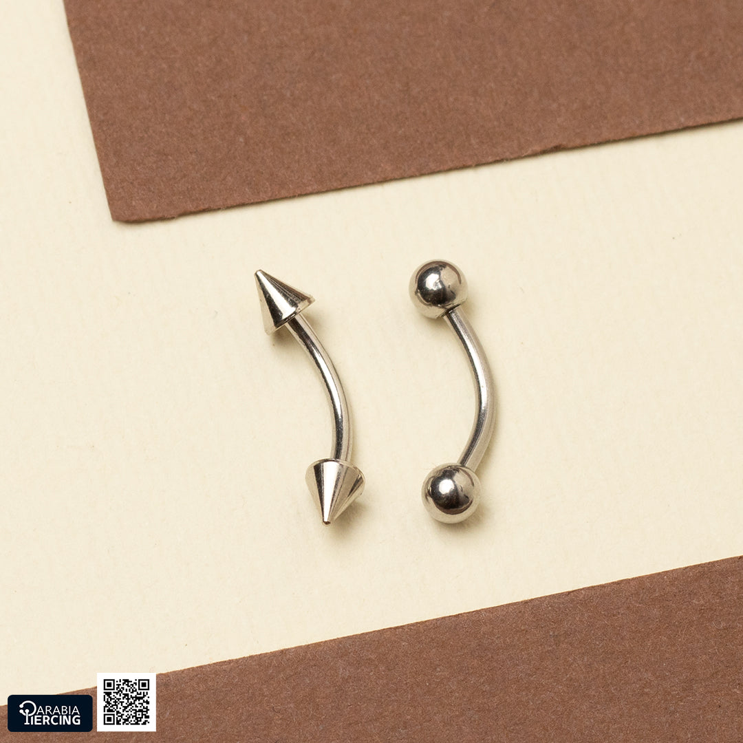 Basic Silver Banana Shape