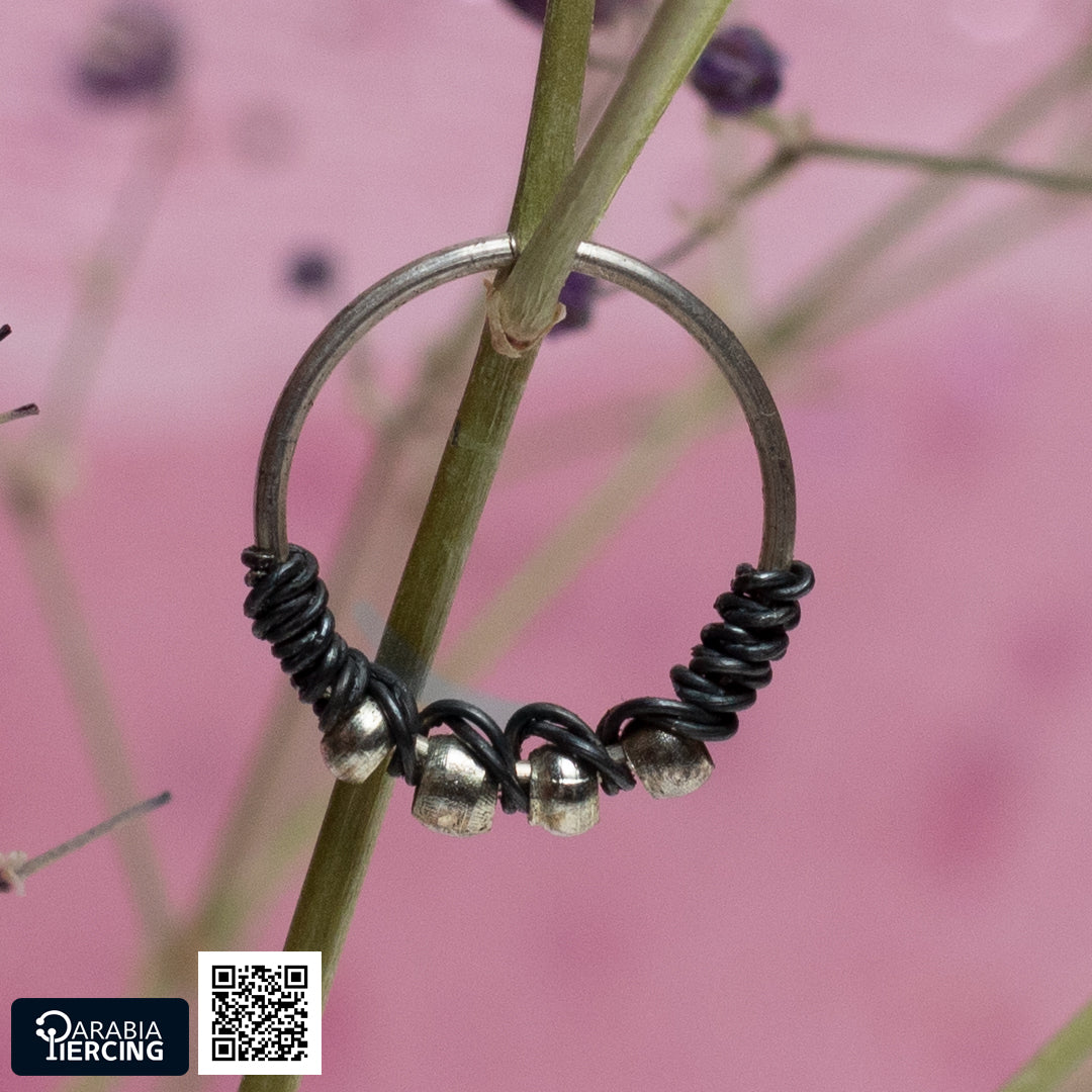 Silver Nose Hoop
