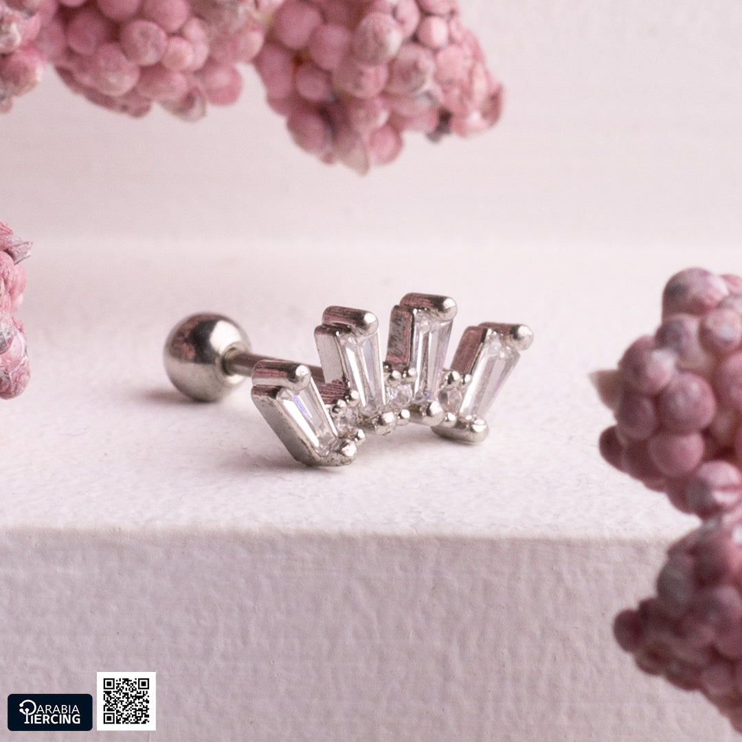 Elegant Tall Earring Ballback