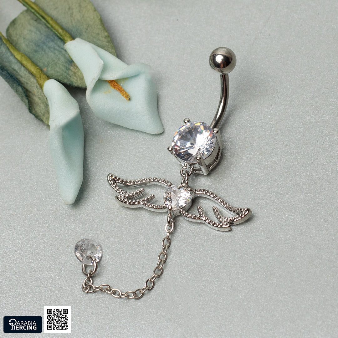 Pendent Winged Grace Belly Ring