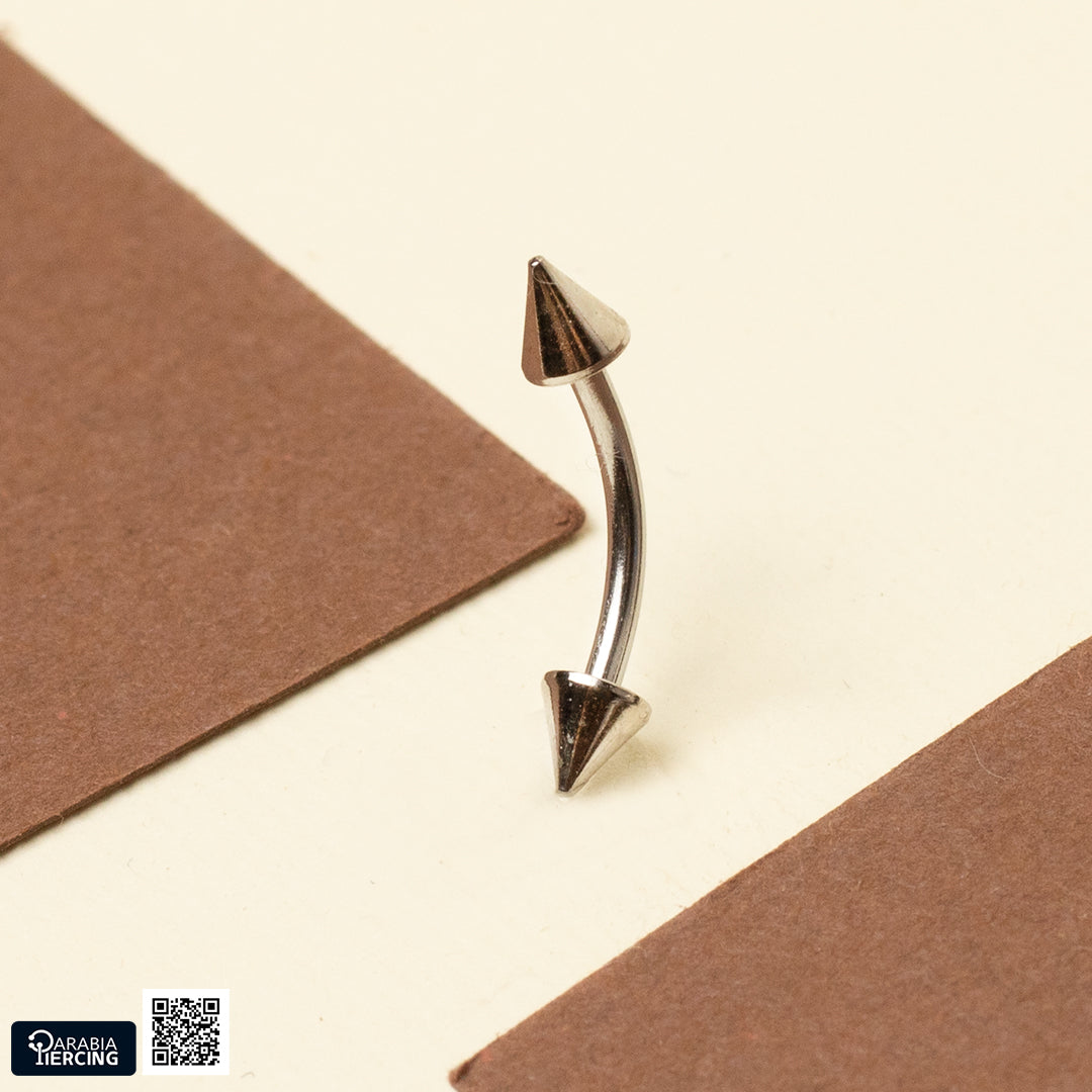 Basic Silver Banana Shape