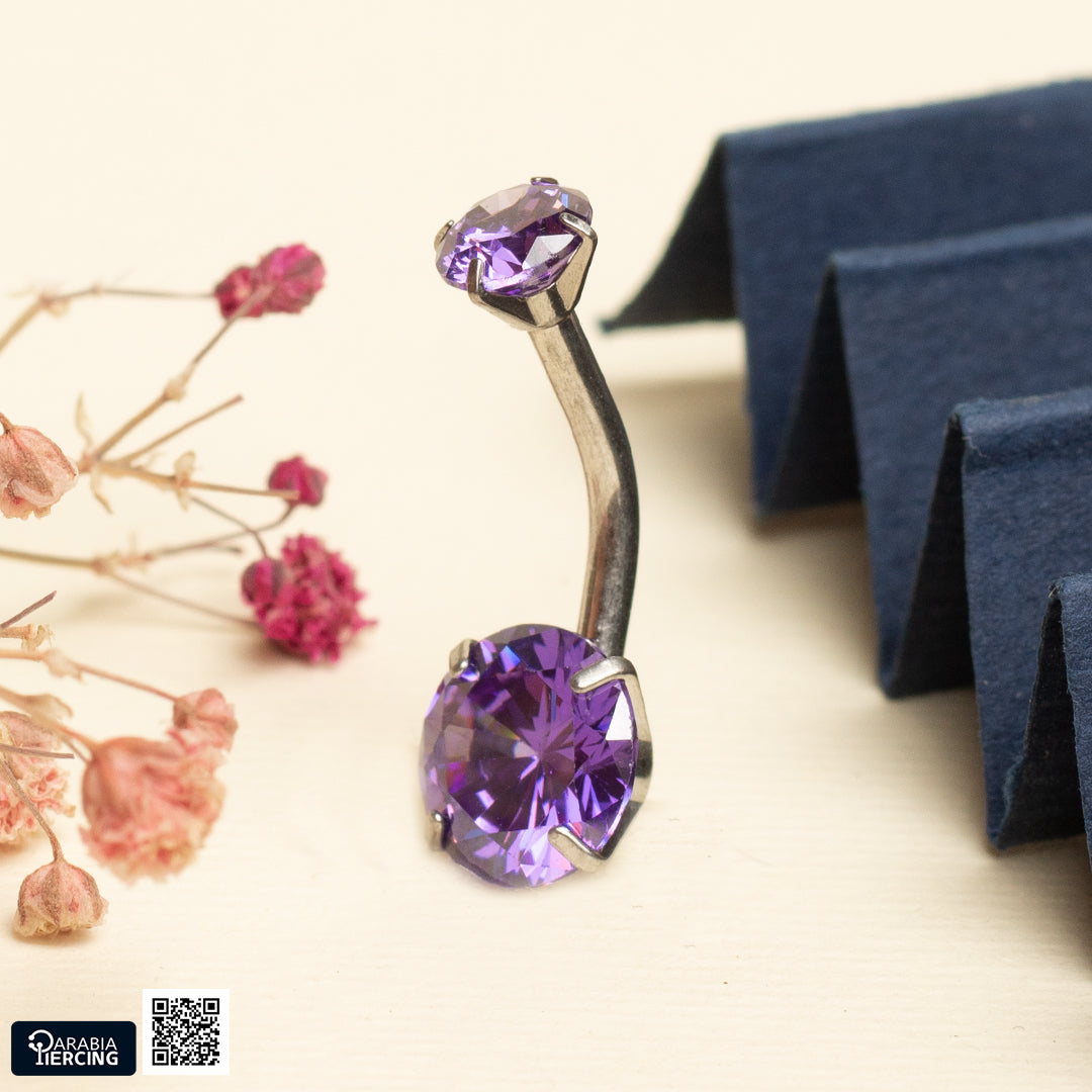 Crystal Bellybutton Ring