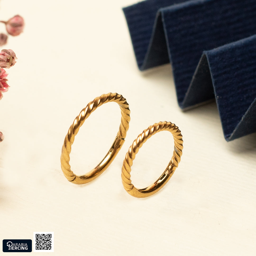 Gold Spiral Clicker