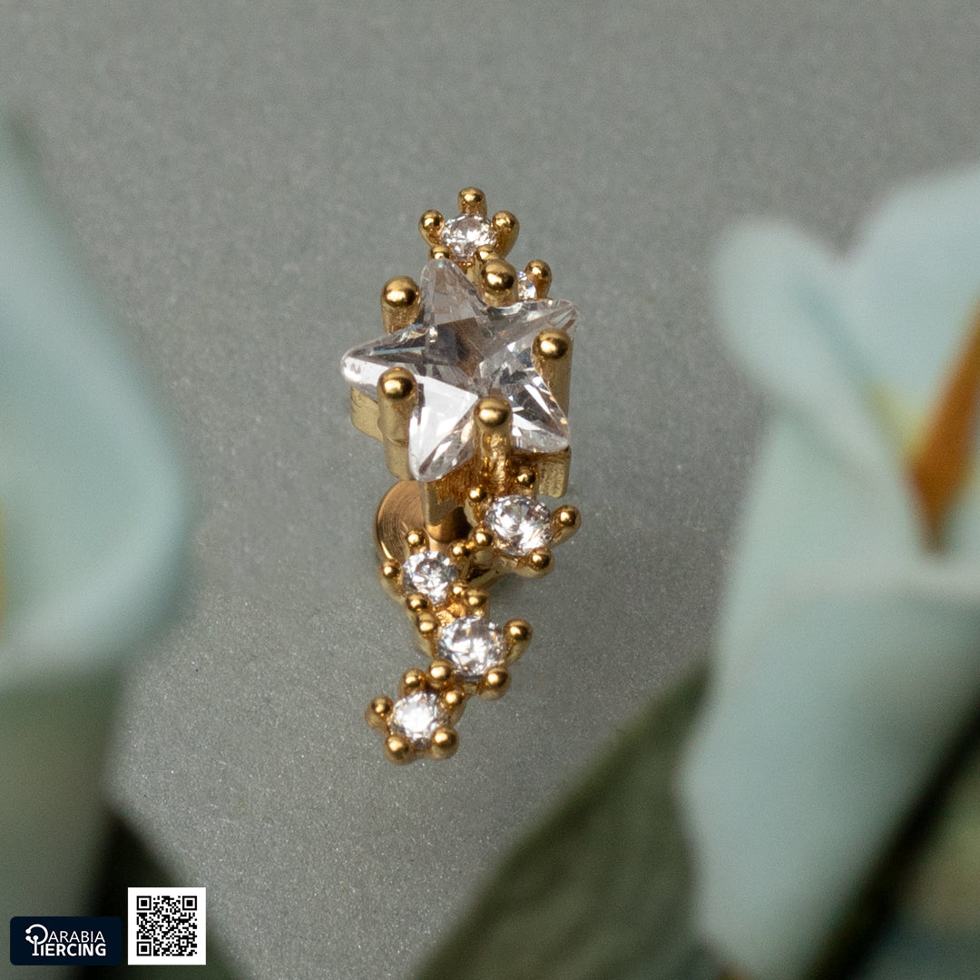 Stars Shape Flatback