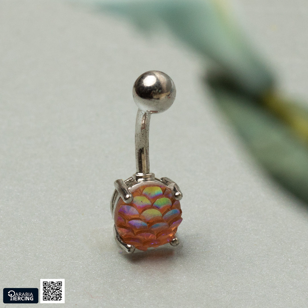 Iridescent Mermaid Scales Belly piercing