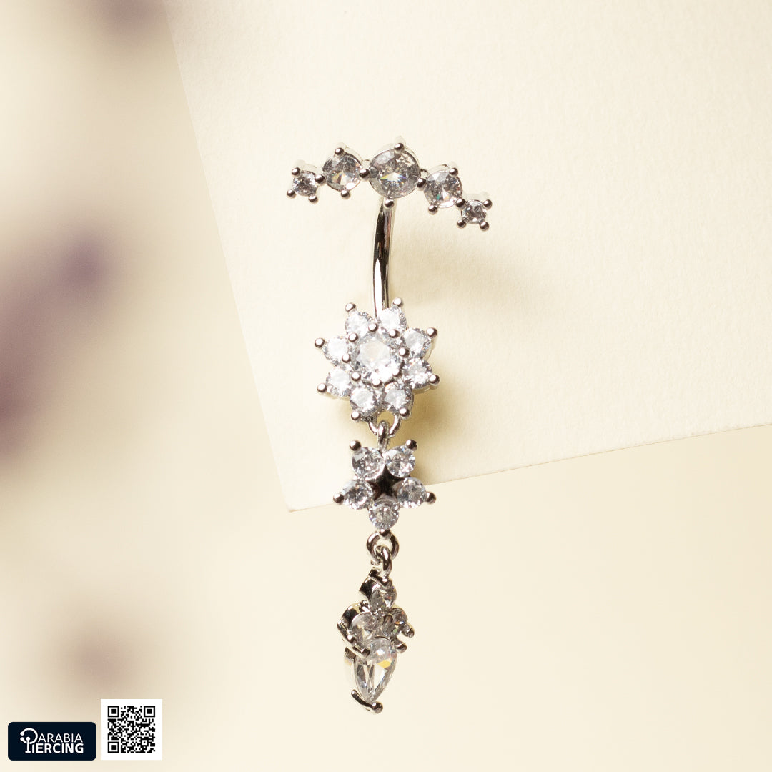 Bright Star Dangling Belly Ring