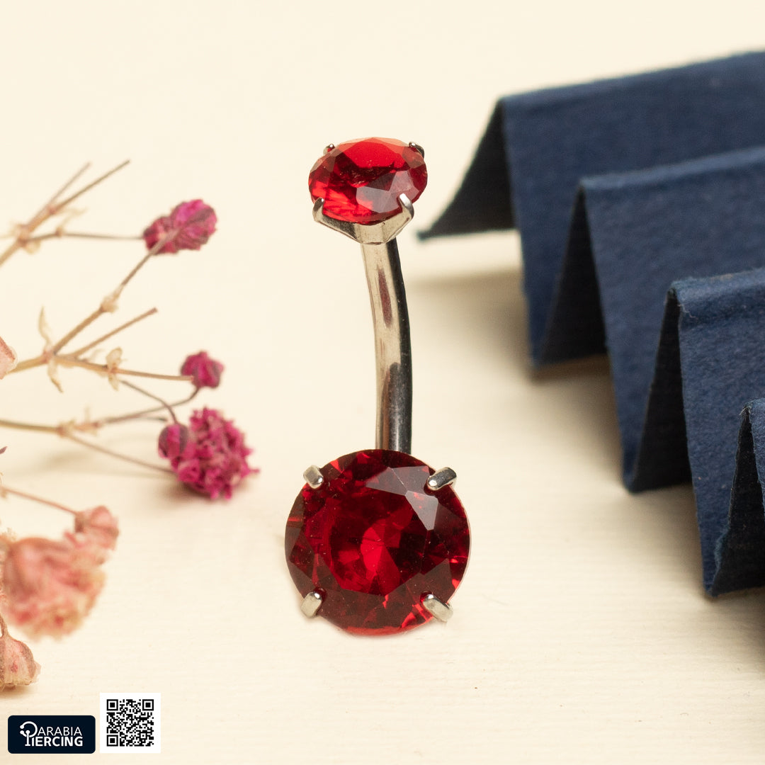 Crystal Bellybutton Ring