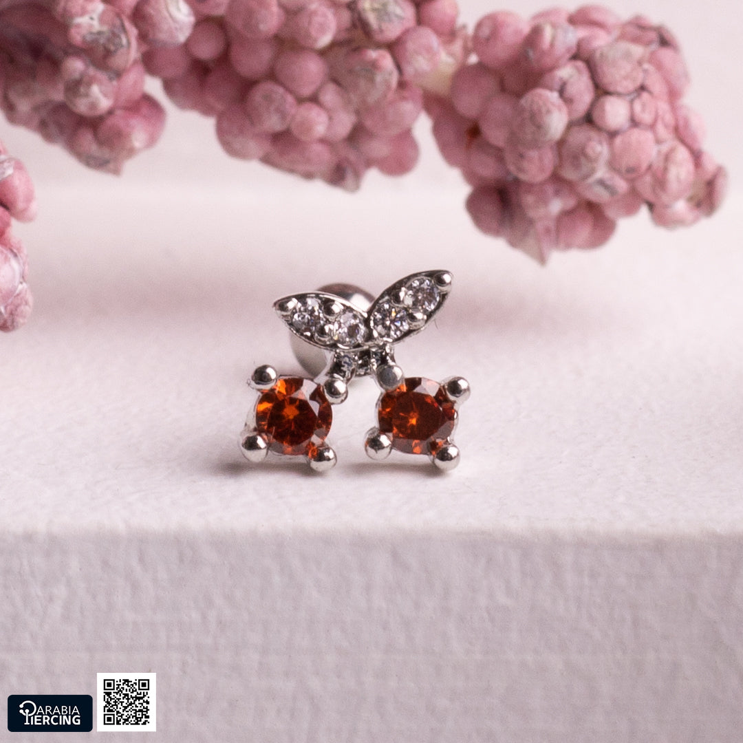 Fruits ball back Earring