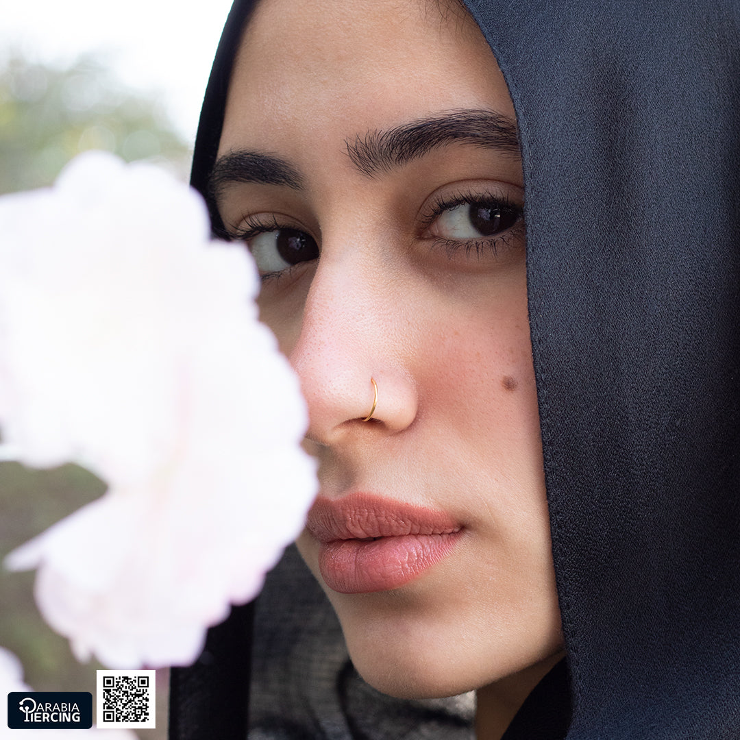 Plain Gold Nose Hoop