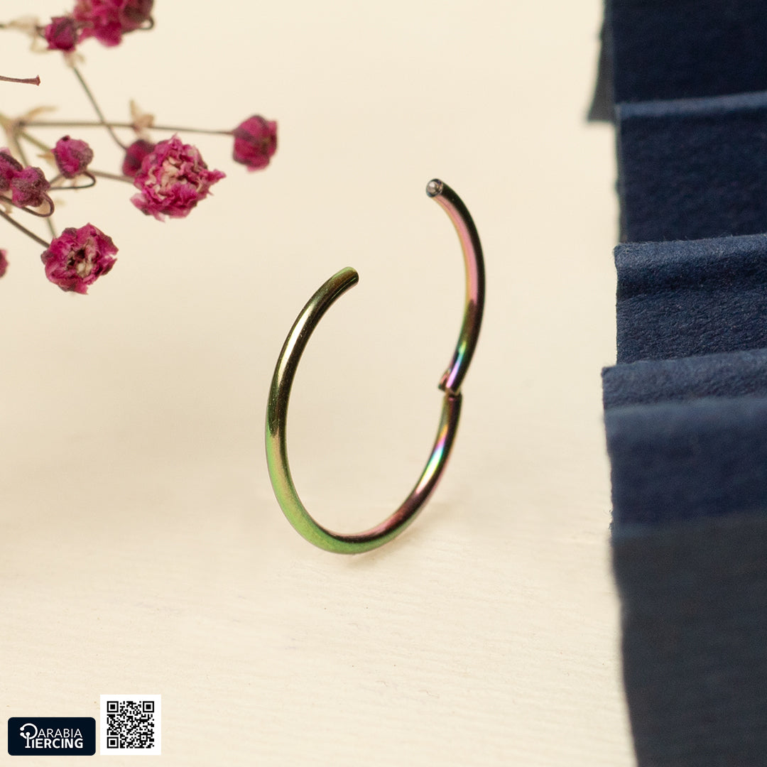 Thin Multicolor Hoop Clicker