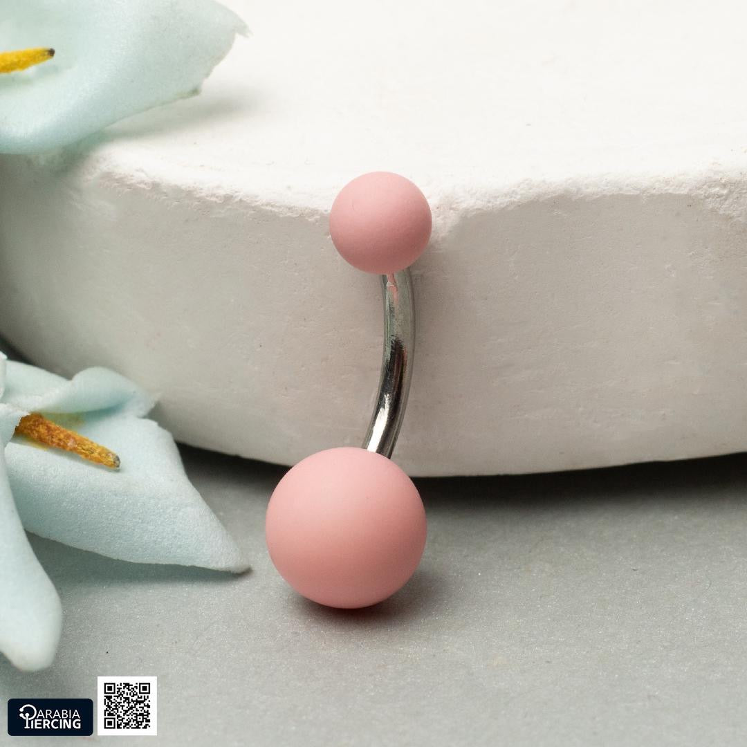 Matte Colorful Belly Piercing