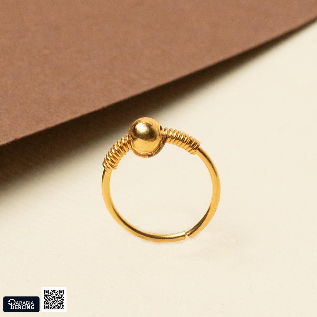 Classic Gold nose Hoop