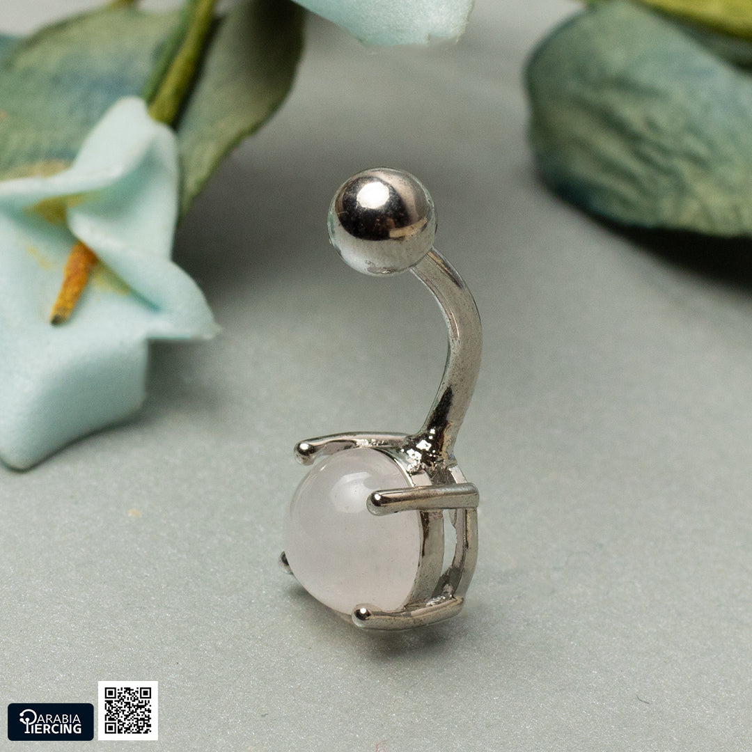Transparent Stone Belly piercing