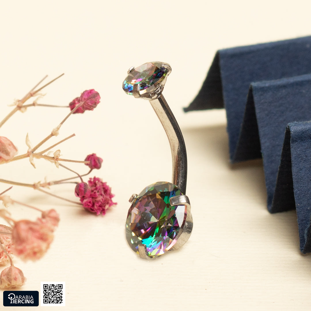 Crystal Bellybutton Ring
