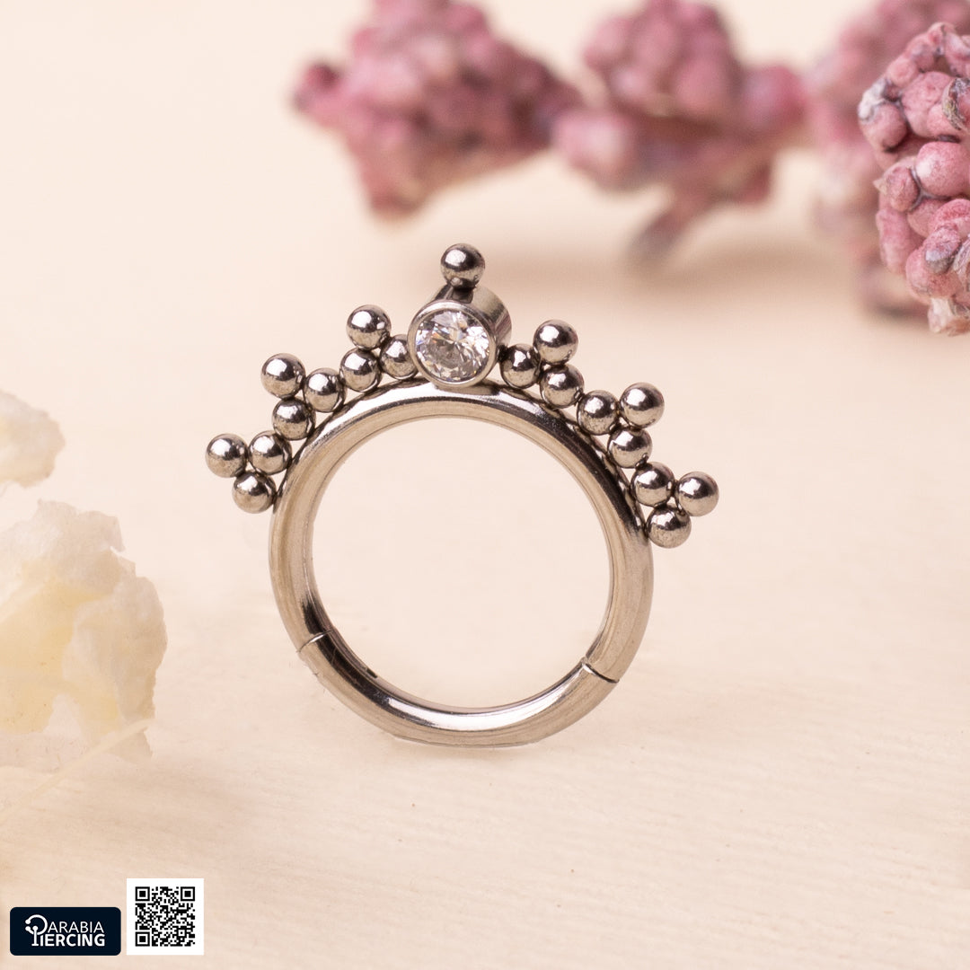 Crown Boho Daith Clicker