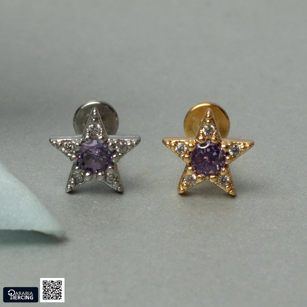 Colorful Star Flatback