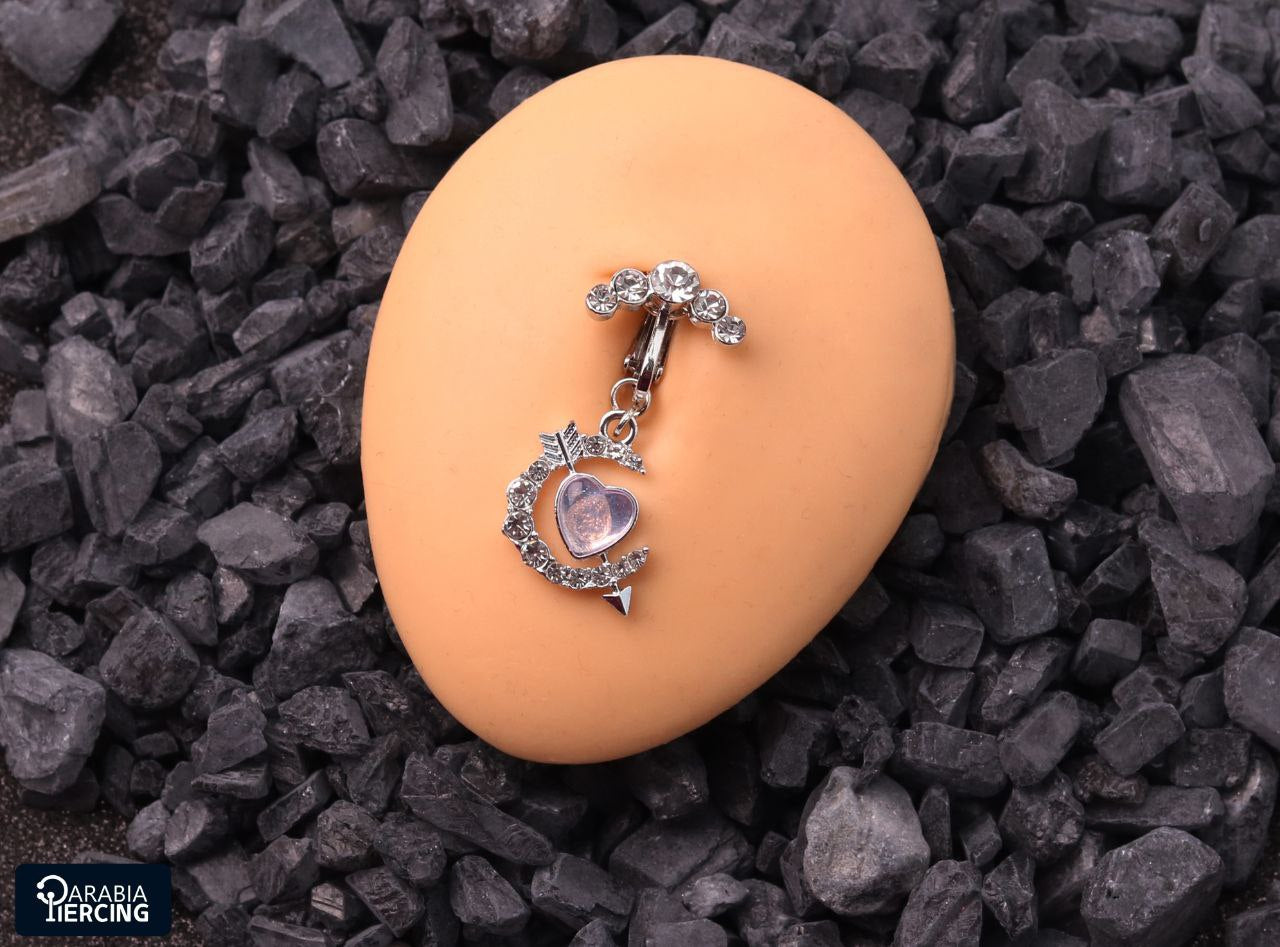 Heart Fake Belly Ring