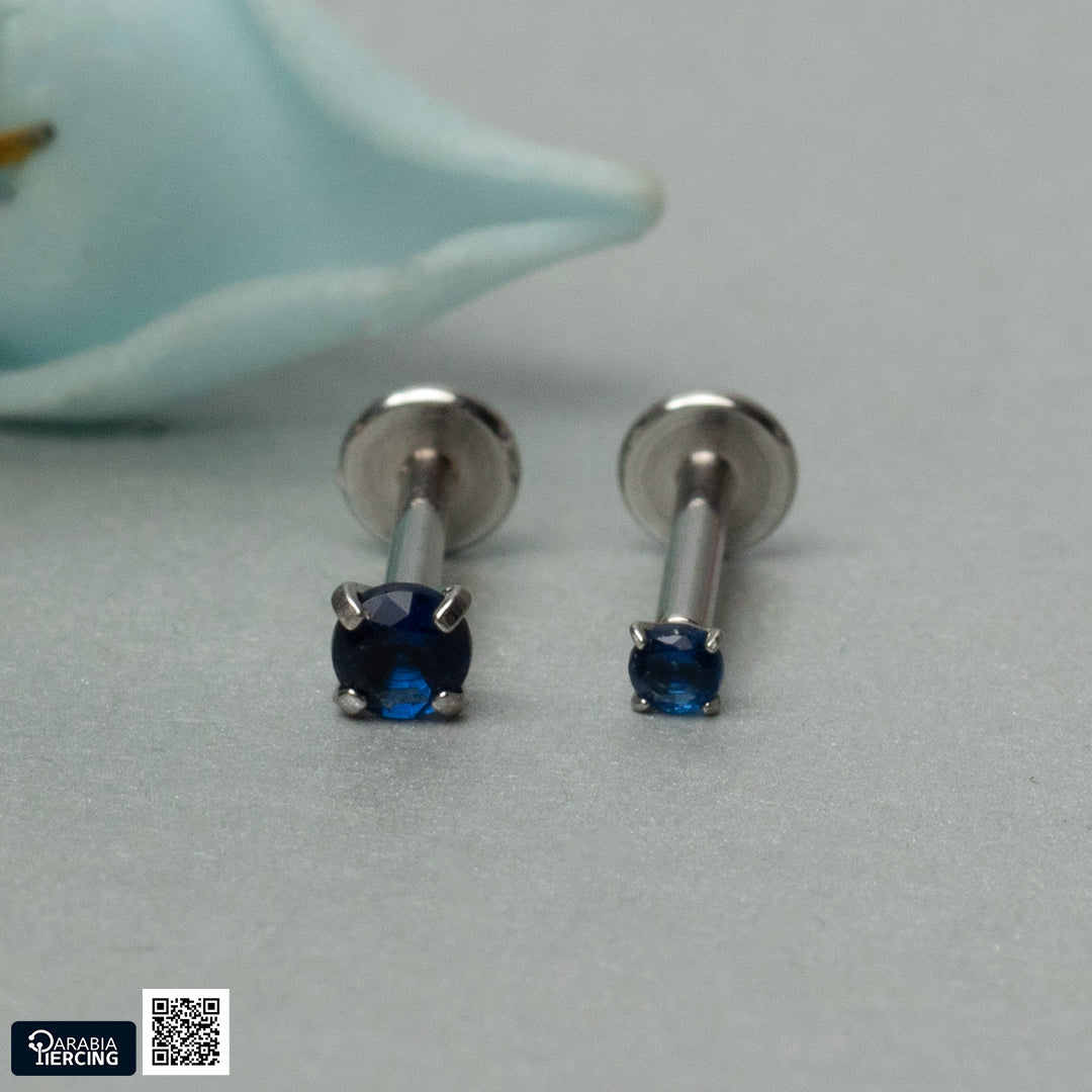 Colorful zircon Flatback