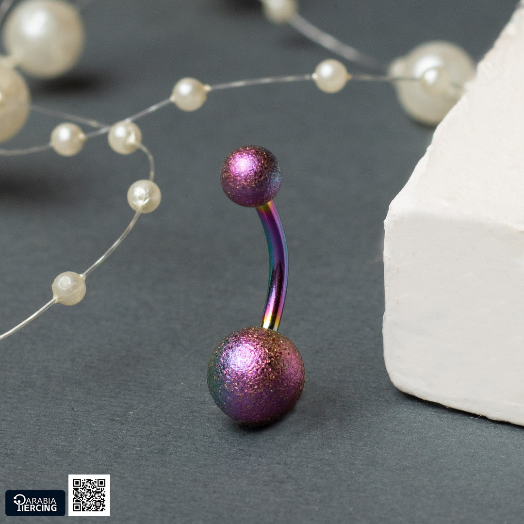 Glossy Multicolor Belly Ring