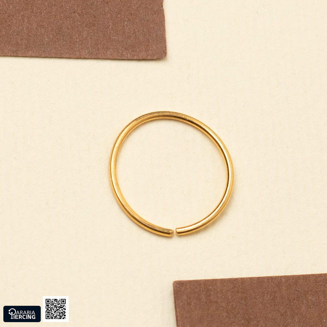 Plain Gold Nose Hoop