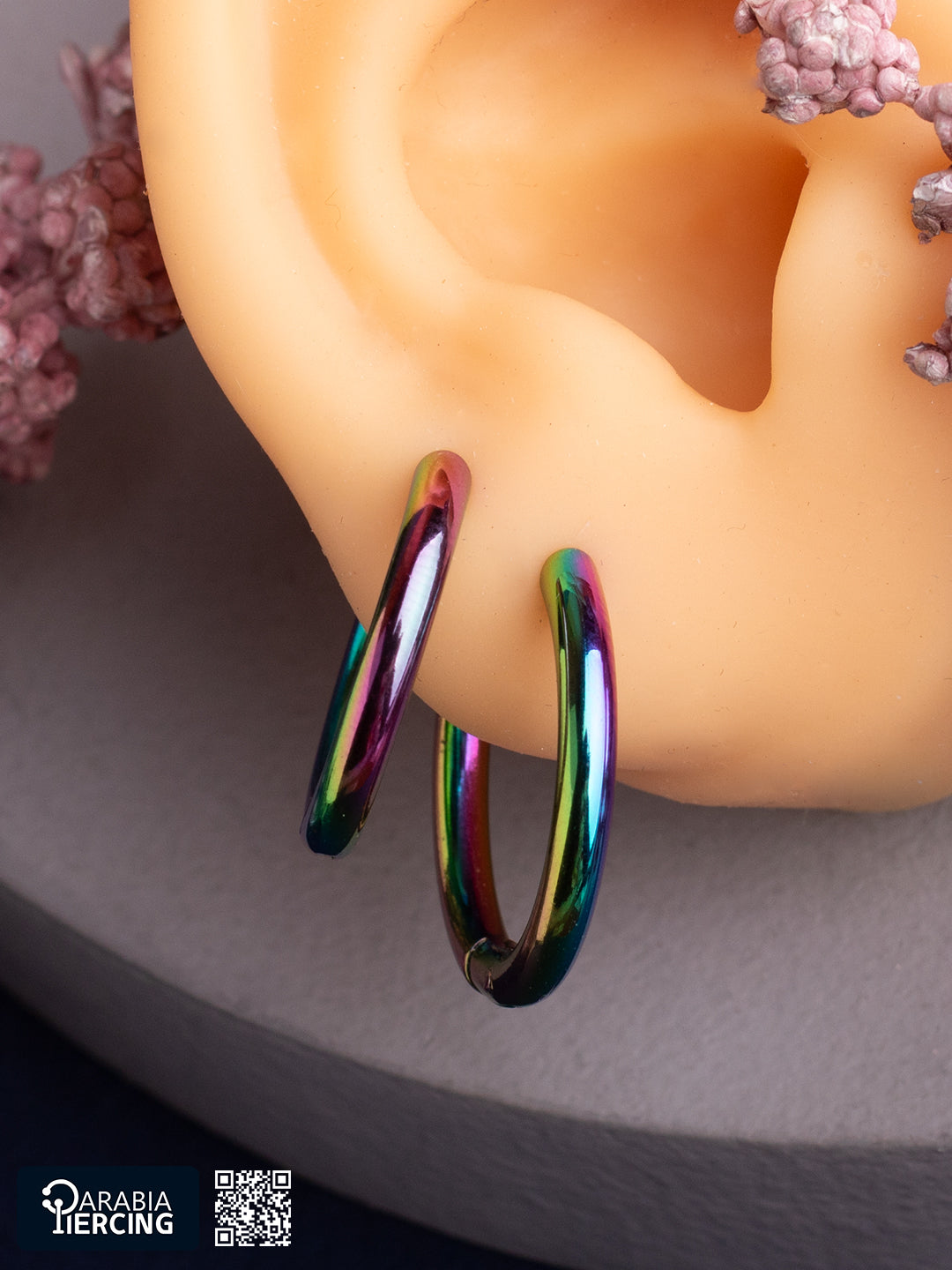 Multicolor Clicker Earring