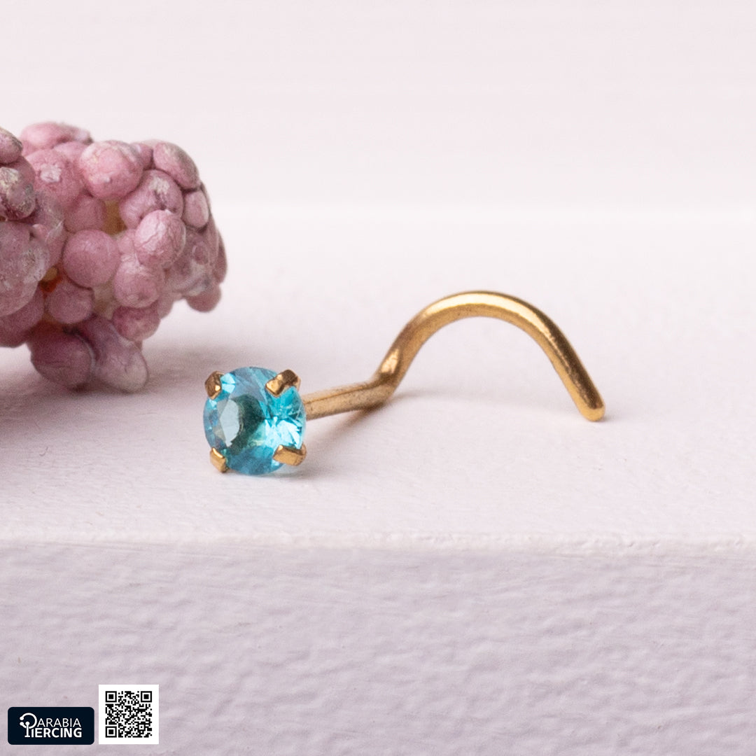 Colorful Golden U Shape