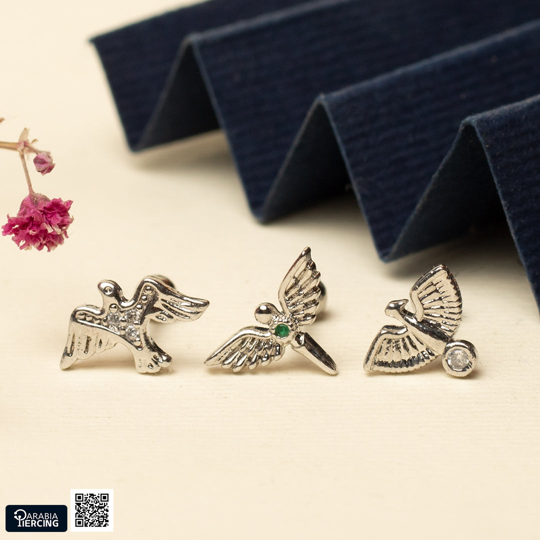 Eagles Earring Ballback