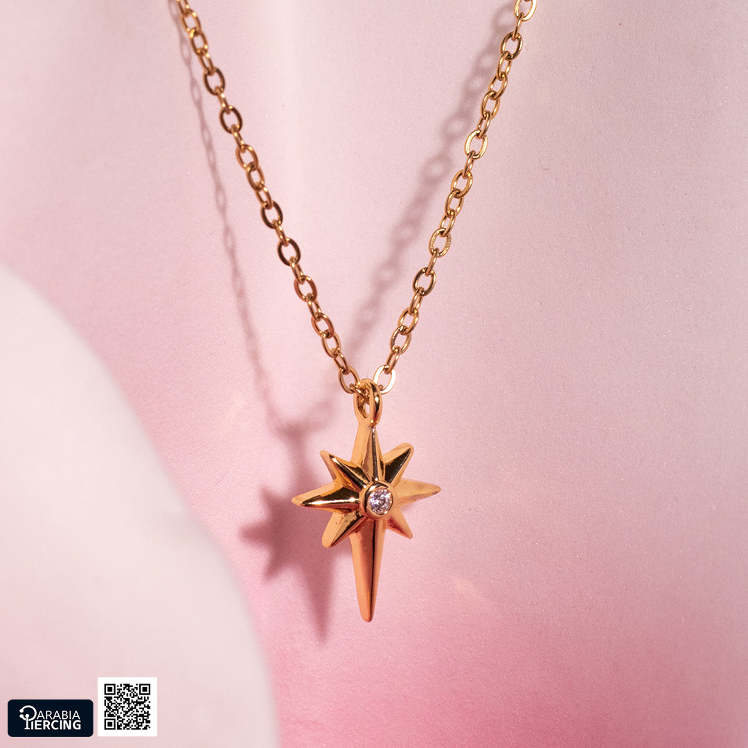 To The Stars Gold Necklaces