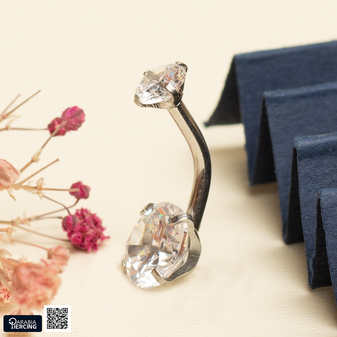 Crystal Bellybutton Ring