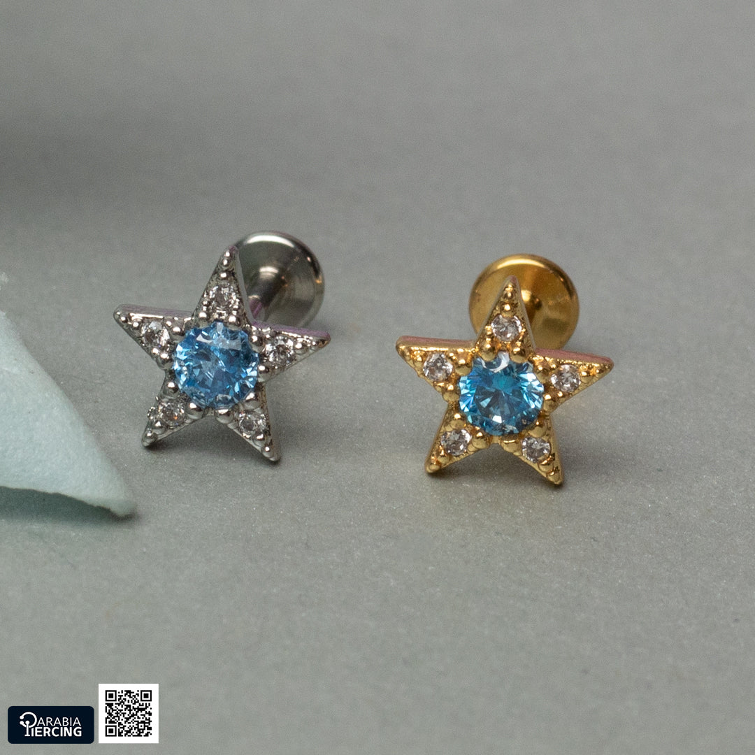 Colorful Star Flatback