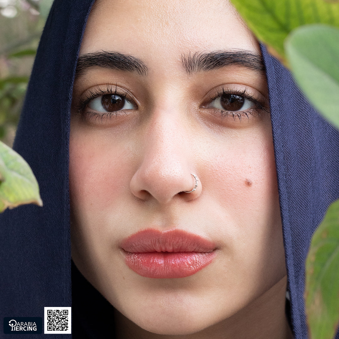 Simple Silver Nose Hoop