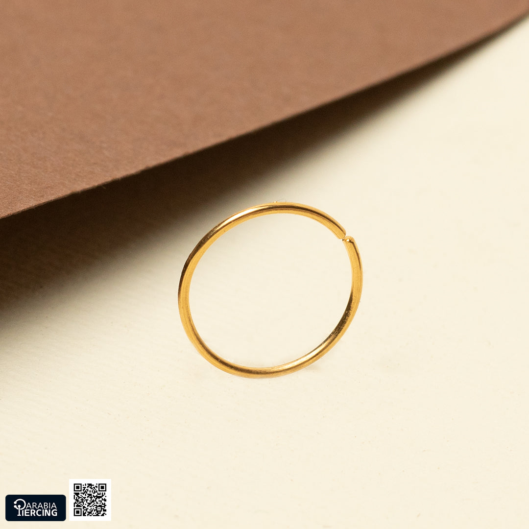 Plain Gold Nose Hoop
