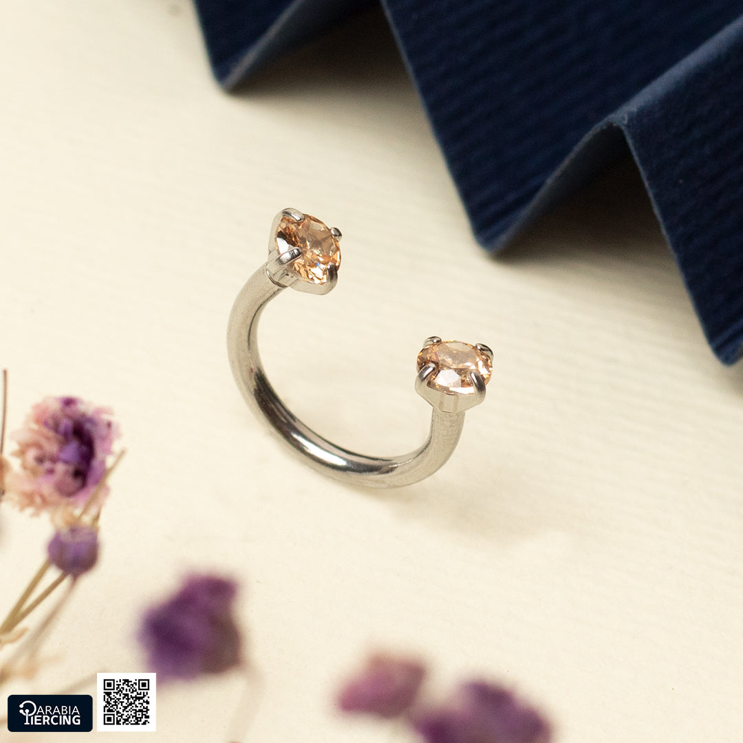 Colorful Zircon Horseshoe