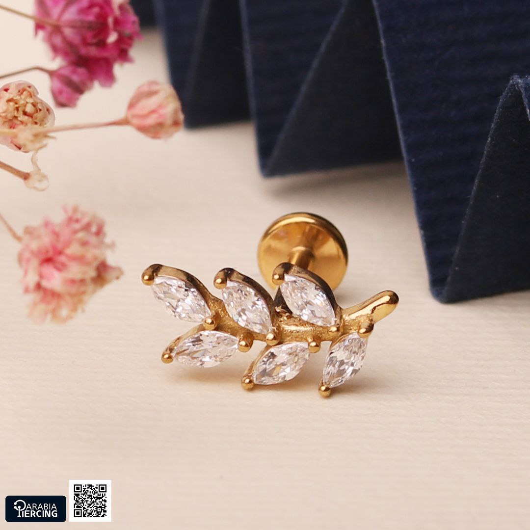 Elegant Leaf Flatback