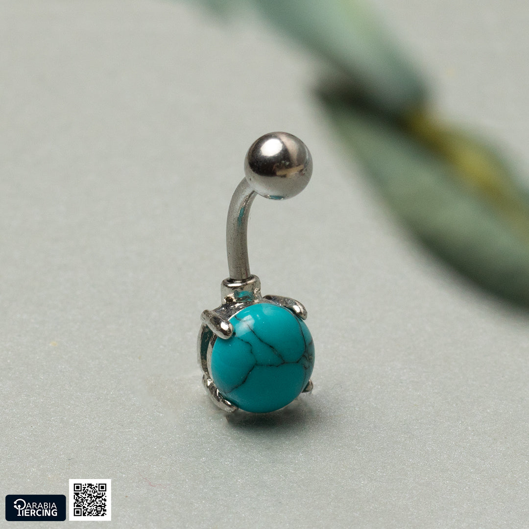 Marble Belly Piercing