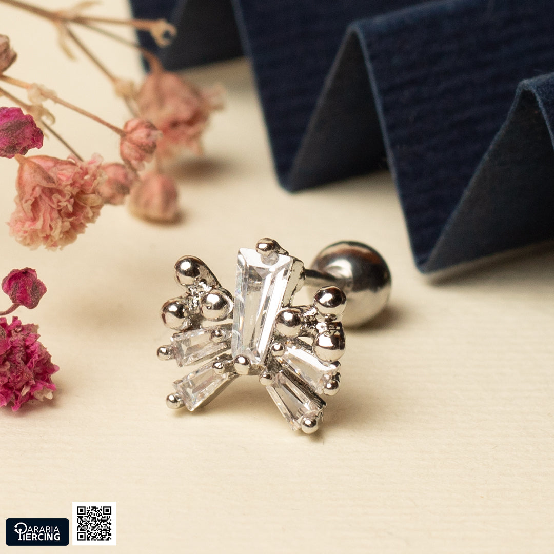 Wide Ballback Earring