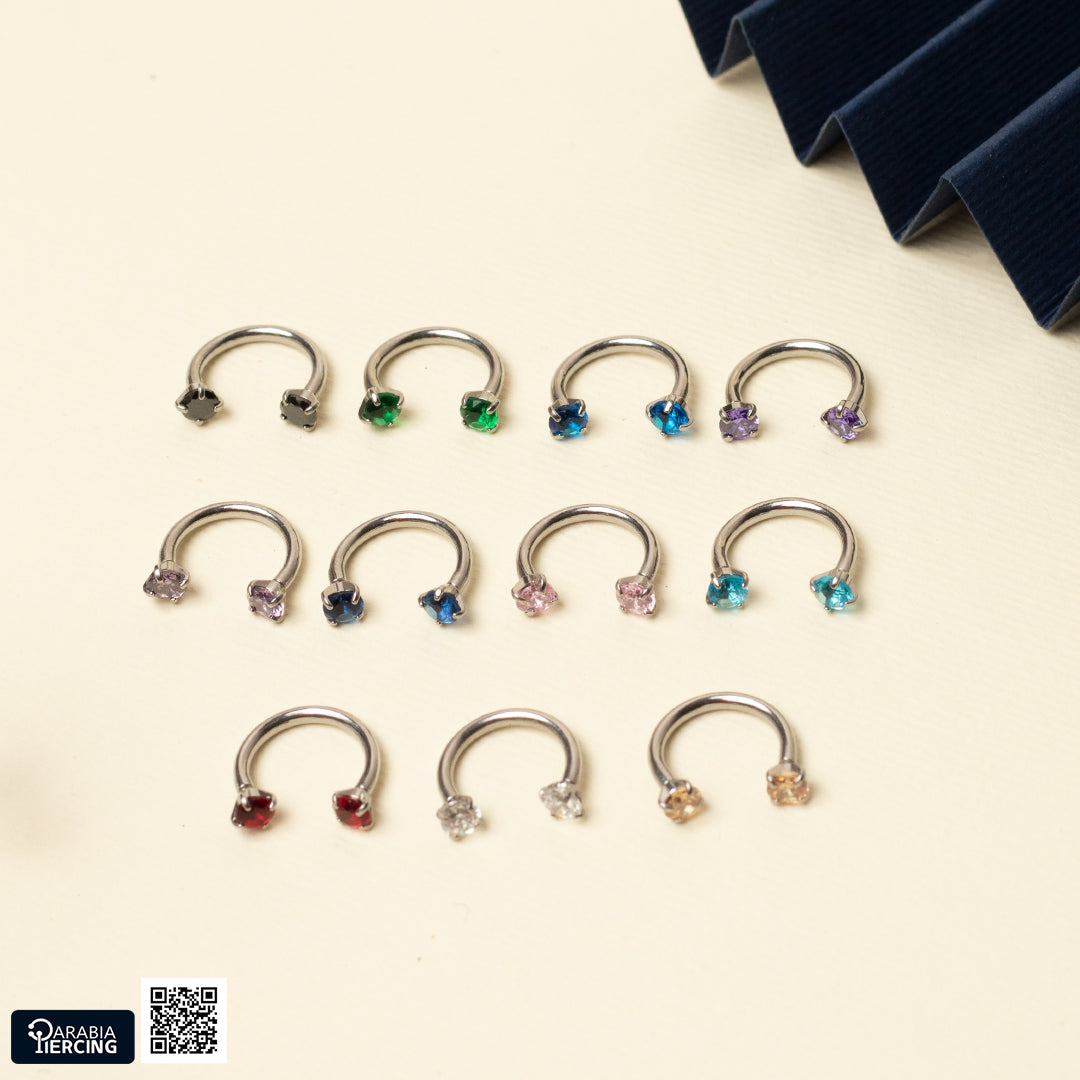 Colorful Zircon Horseshoe