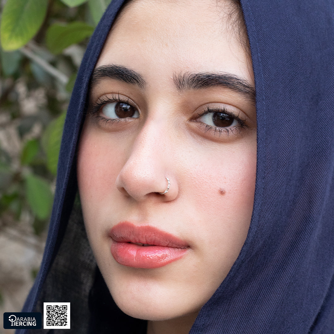 Simple Silver Nose Hoop