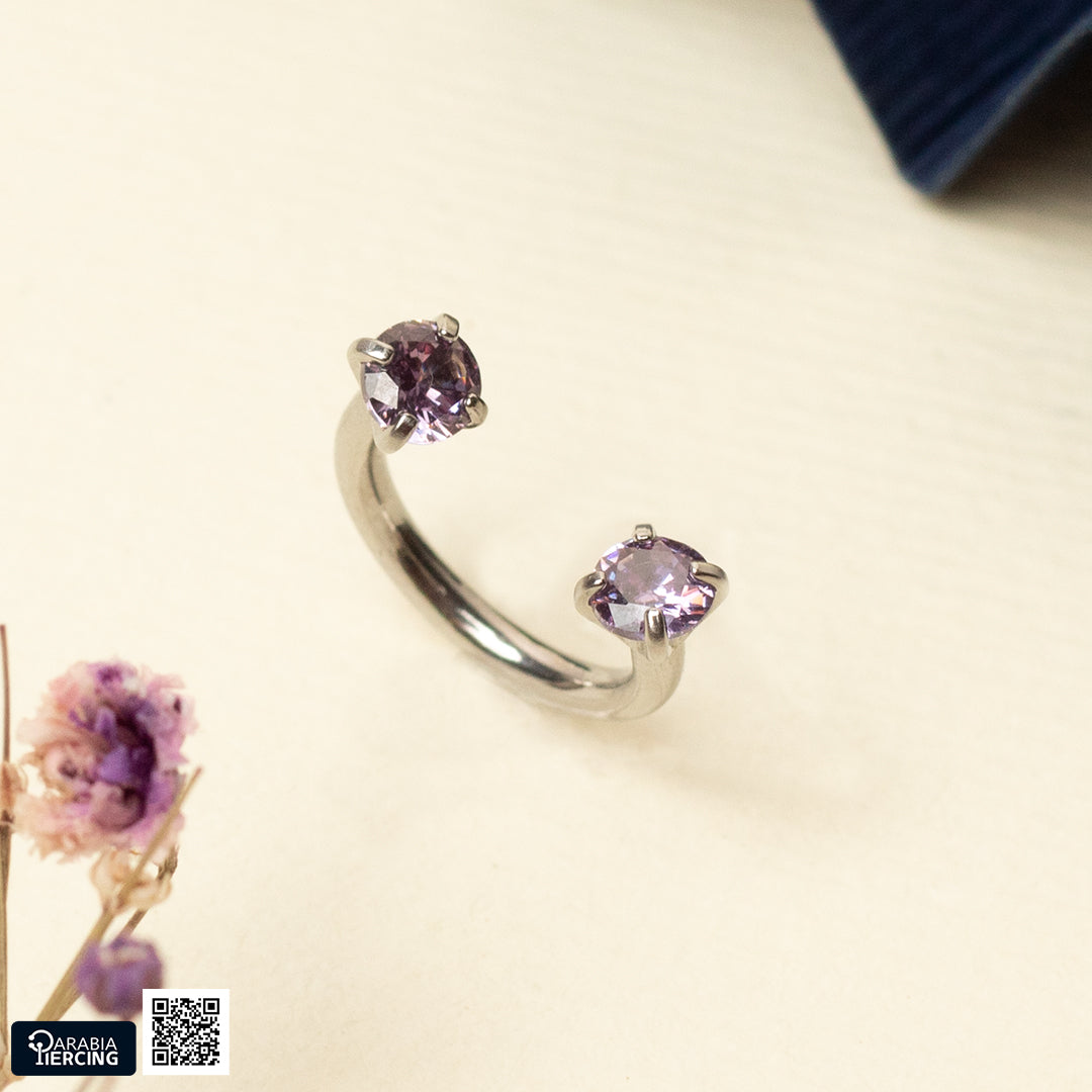 Colorful Zircon Horseshoe